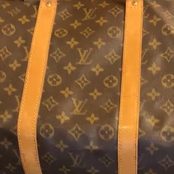 Authenticated Louis Vuitton LV CarryAll 55 Speedy Travel Duffle Bag Luggage - Picture 12 of 16